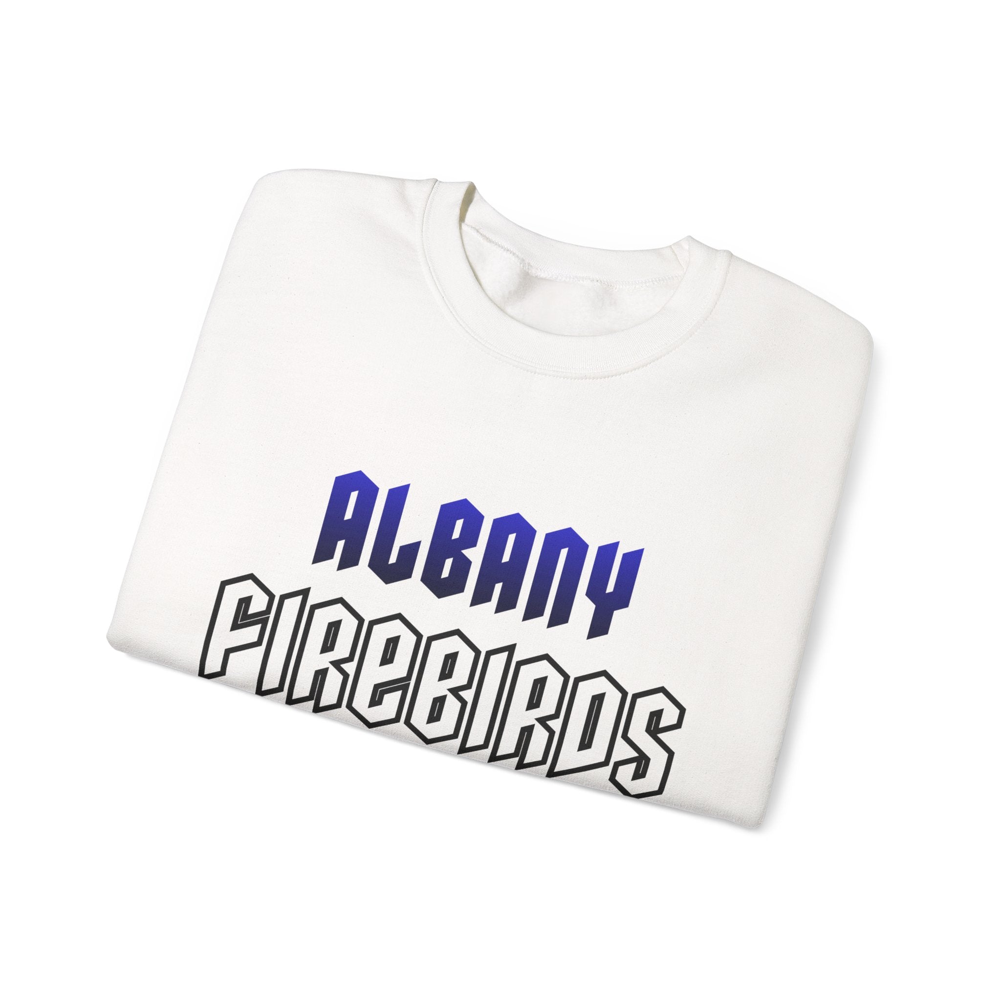 Albany Firebirds Crewneck Sweatshirt – Retro Logo Pullover