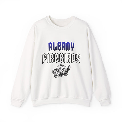 Albany Firebirds Crewneck Sweatshirt – Retro Logo Pullover