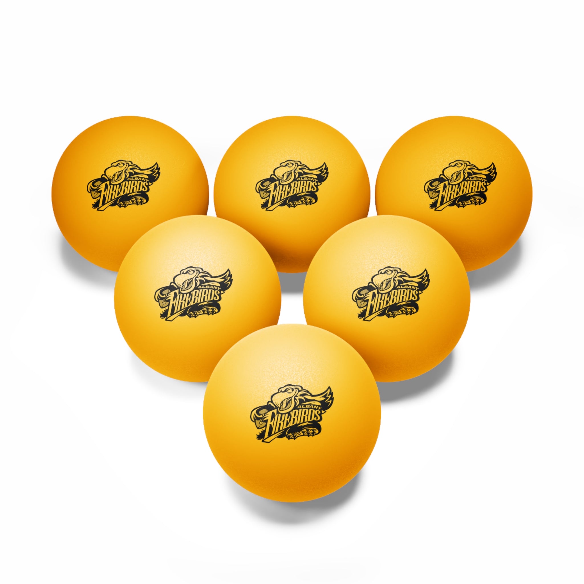 Firebirds Ping Pong Balls (6-Pack)
