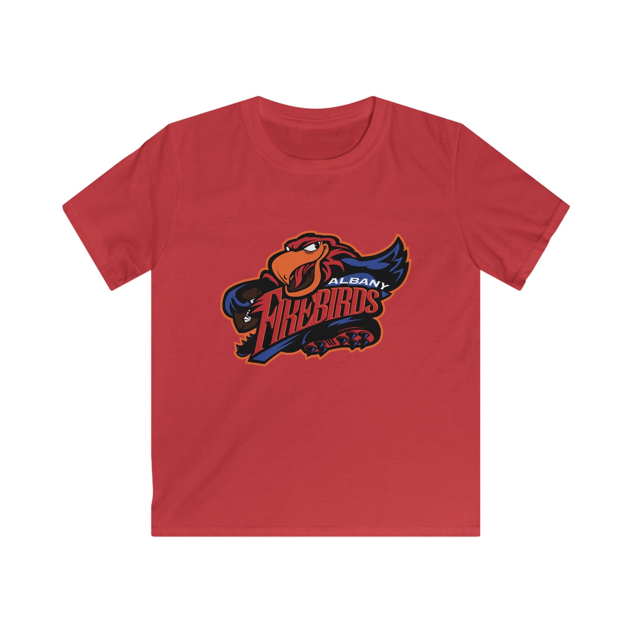 Kids Tee — Albany Firebirds Mascot Logo Youth T‑Shirt