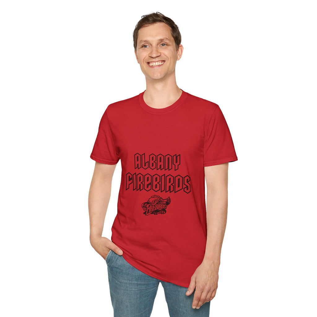 Albany Firebirds Retro Logo T-Shirt — Vintage Sports Team Tee