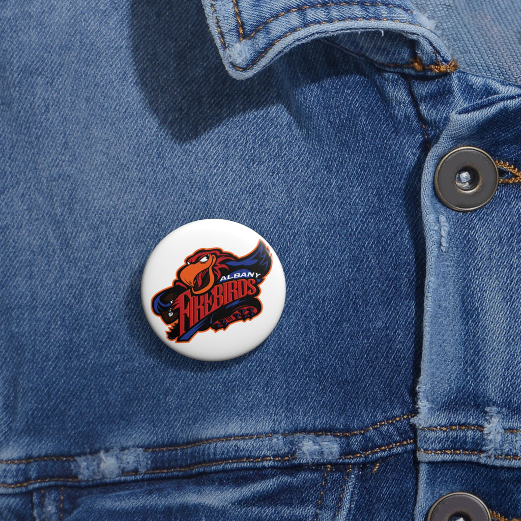 Pin Button — Albany Firebirds Logo Custom Badge