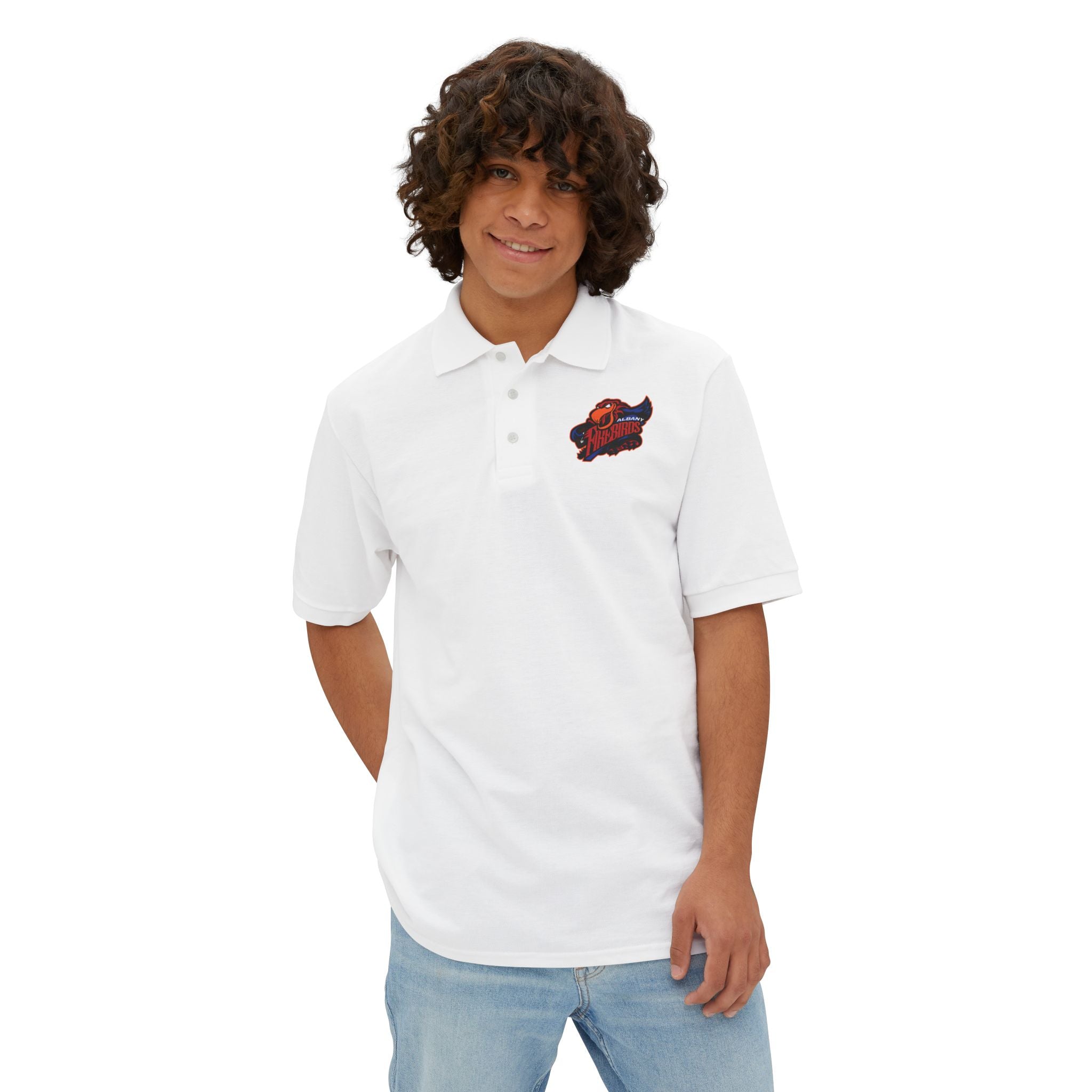 Albany Firebirds Logo Polo Shirt