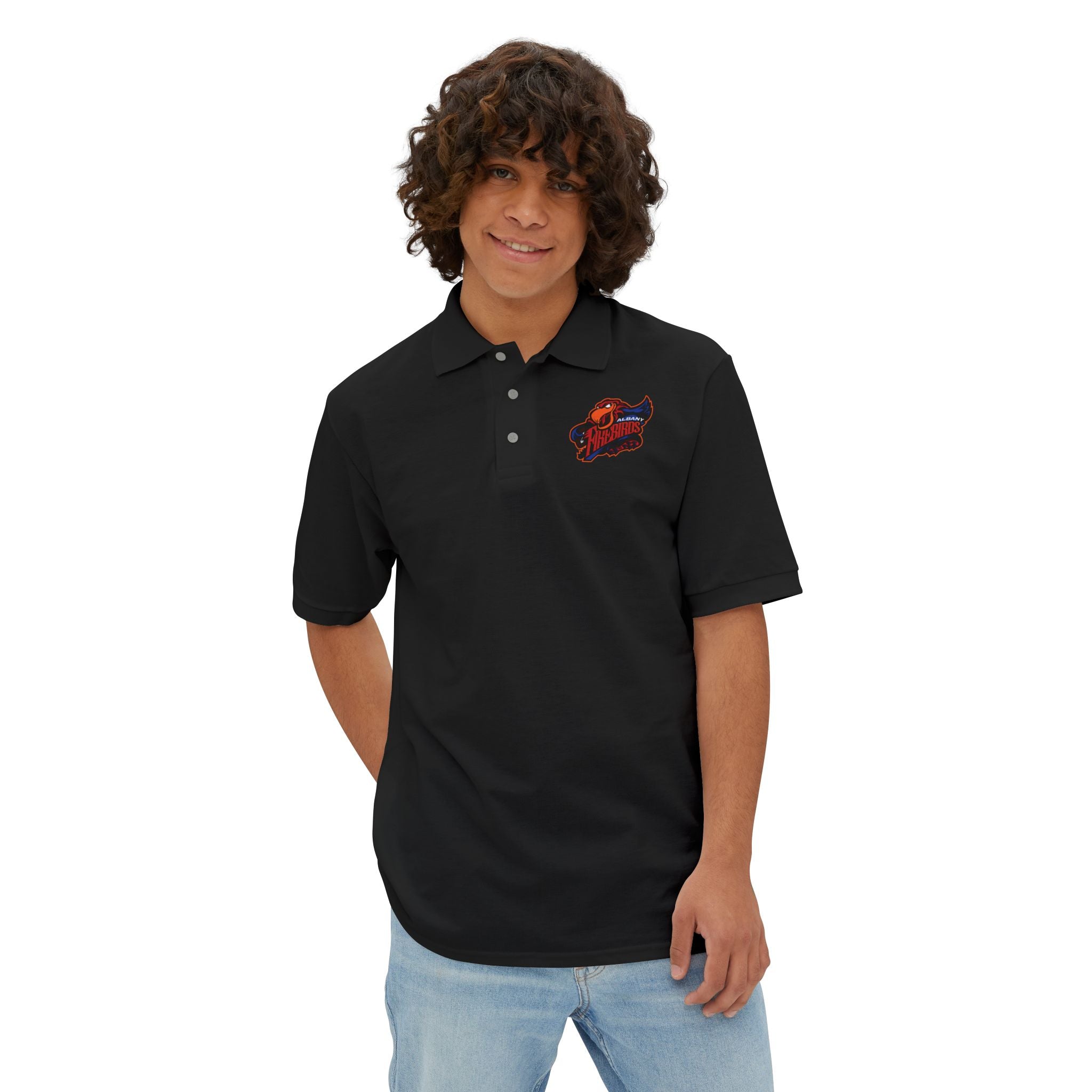 Albany Firebirds Logo Polo Shirt