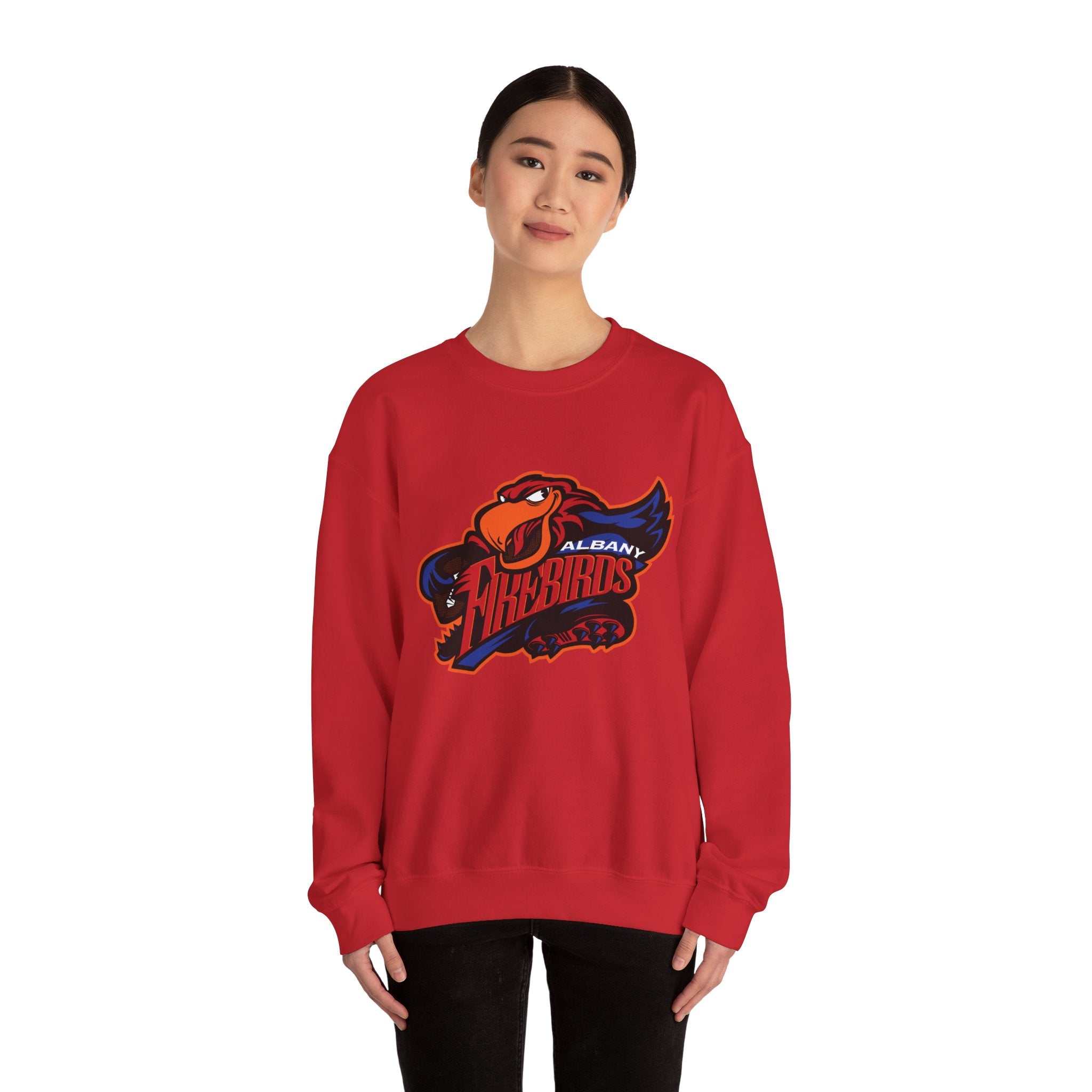 Albany Firebirds Logo Crewneck Sweatshirt