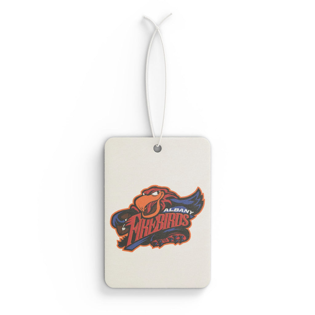 Albany Firebirds Logo Car Air Freshener — Scented Hanging Auto Accessory