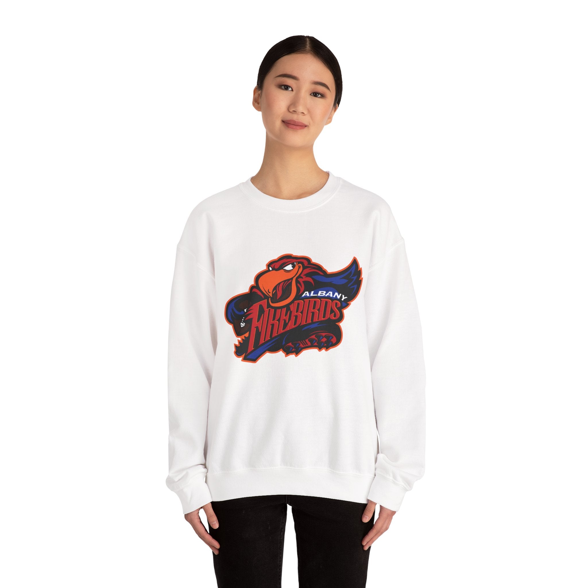 Albany Firebirds Logo Crewneck Sweatshirt