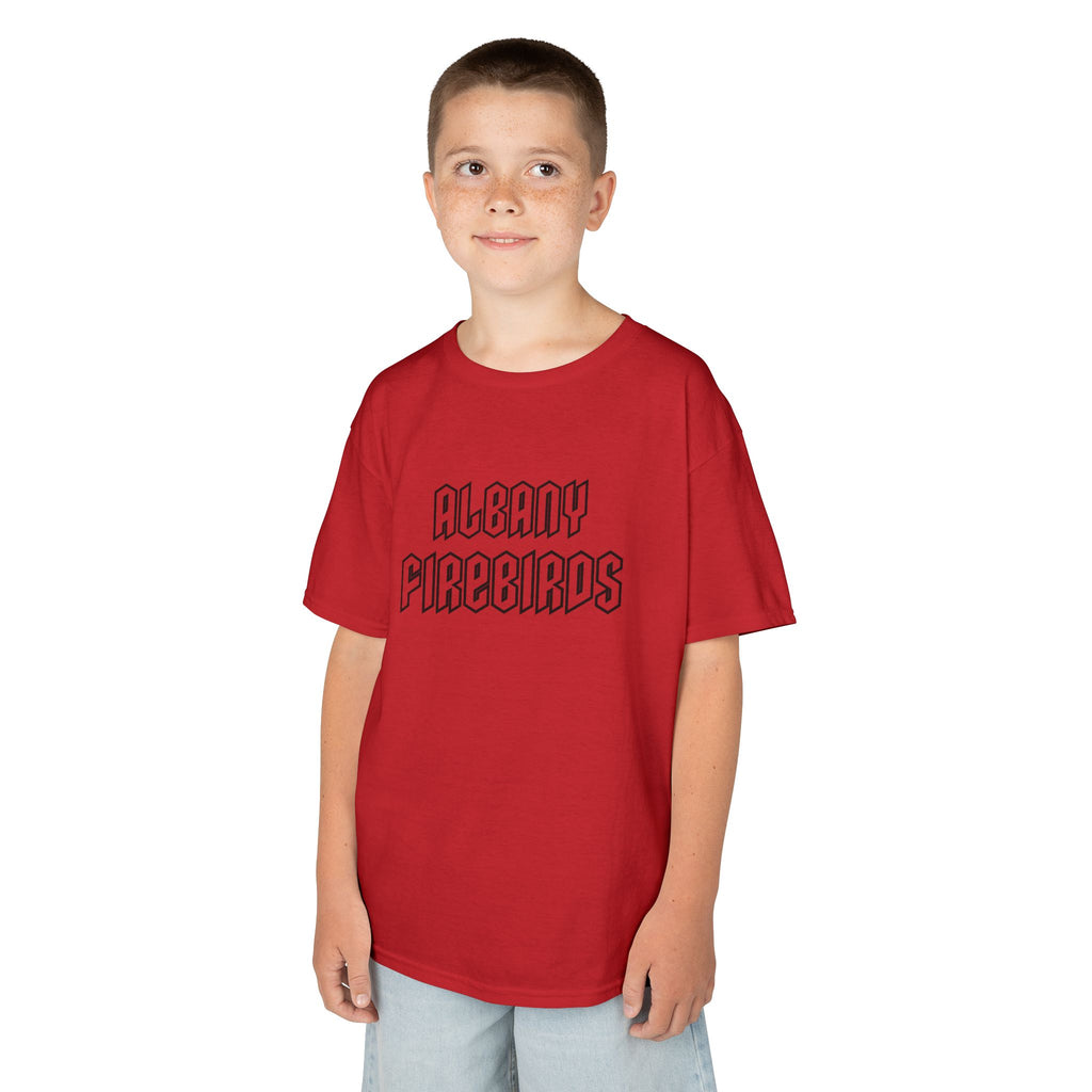 Albany Firebirds Kids T‑Shirt — Retro Sports Team Tee