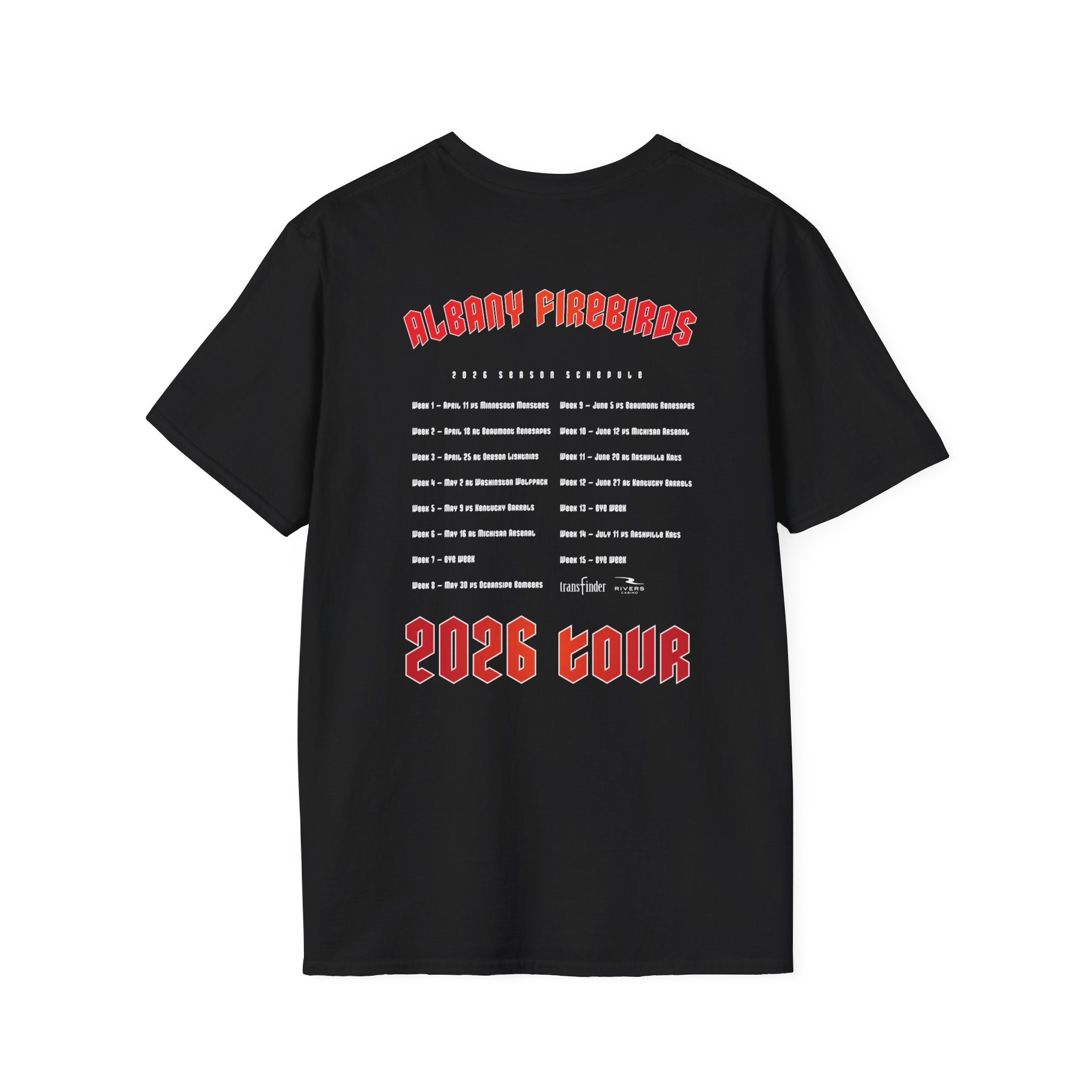 Albany Firebirds 2026 Tour T-Shirt
