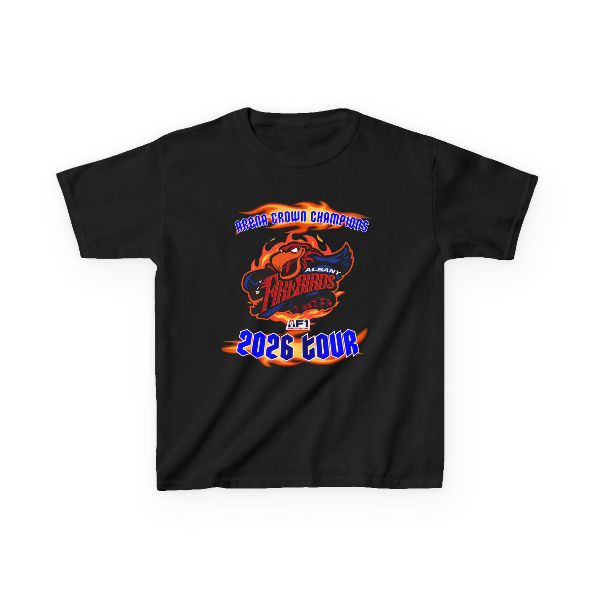 Albany Firebirds 2026 Tour Kids T‑Shirt