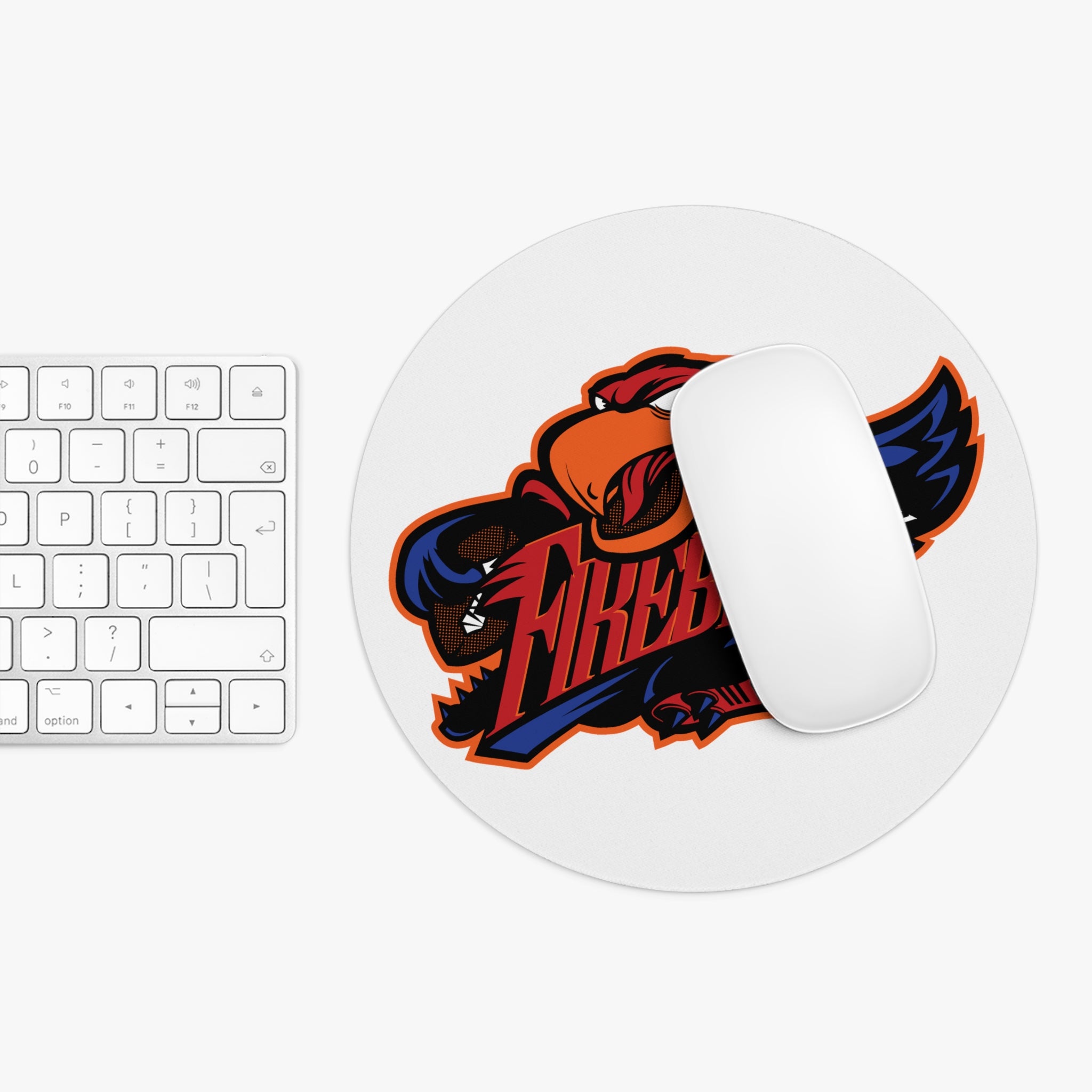 Albany Firebirds Logo Mouse Pad — Round Gaming & Office Desk Mat