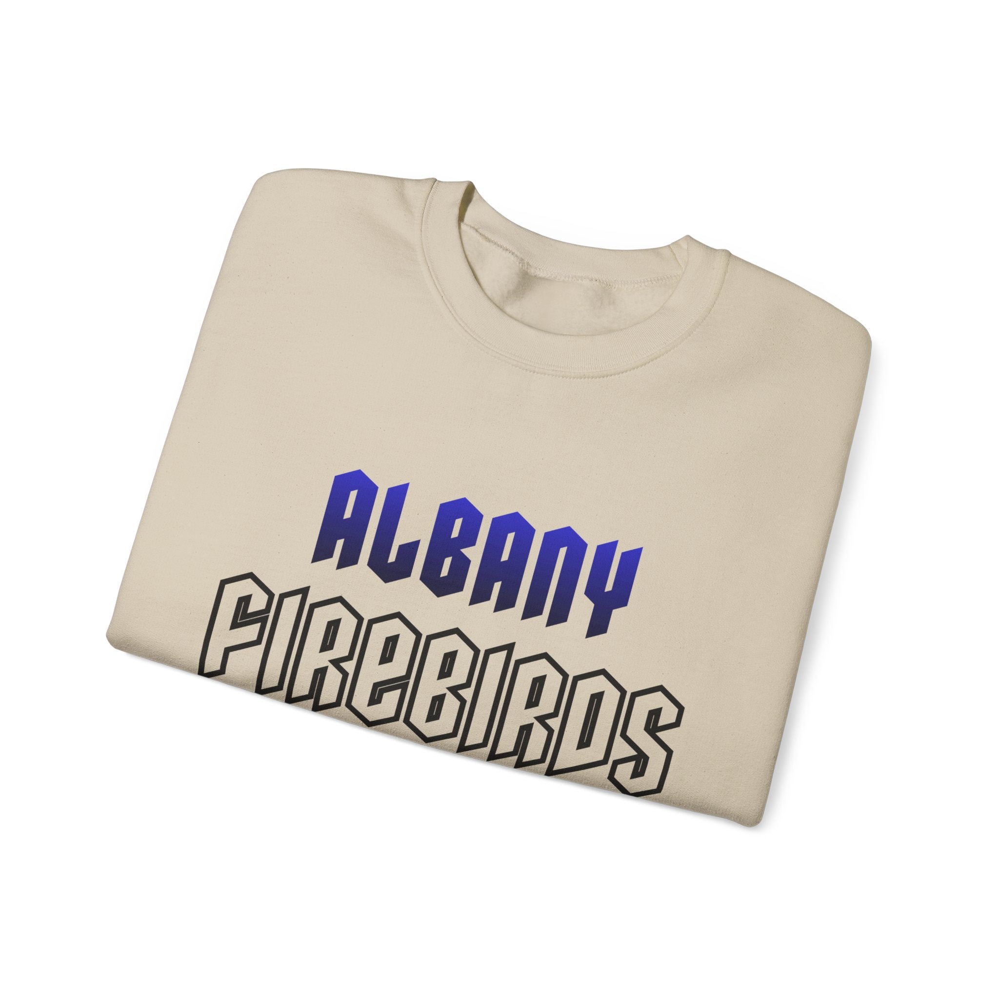 Albany Firebirds Crewneck Sweatshirt – Retro Logo Pullover
