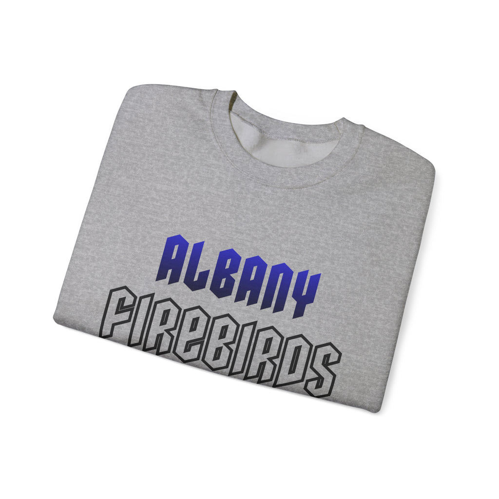 Albany Firebirds Crewneck Sweatshirt – Retro Logo Pullover