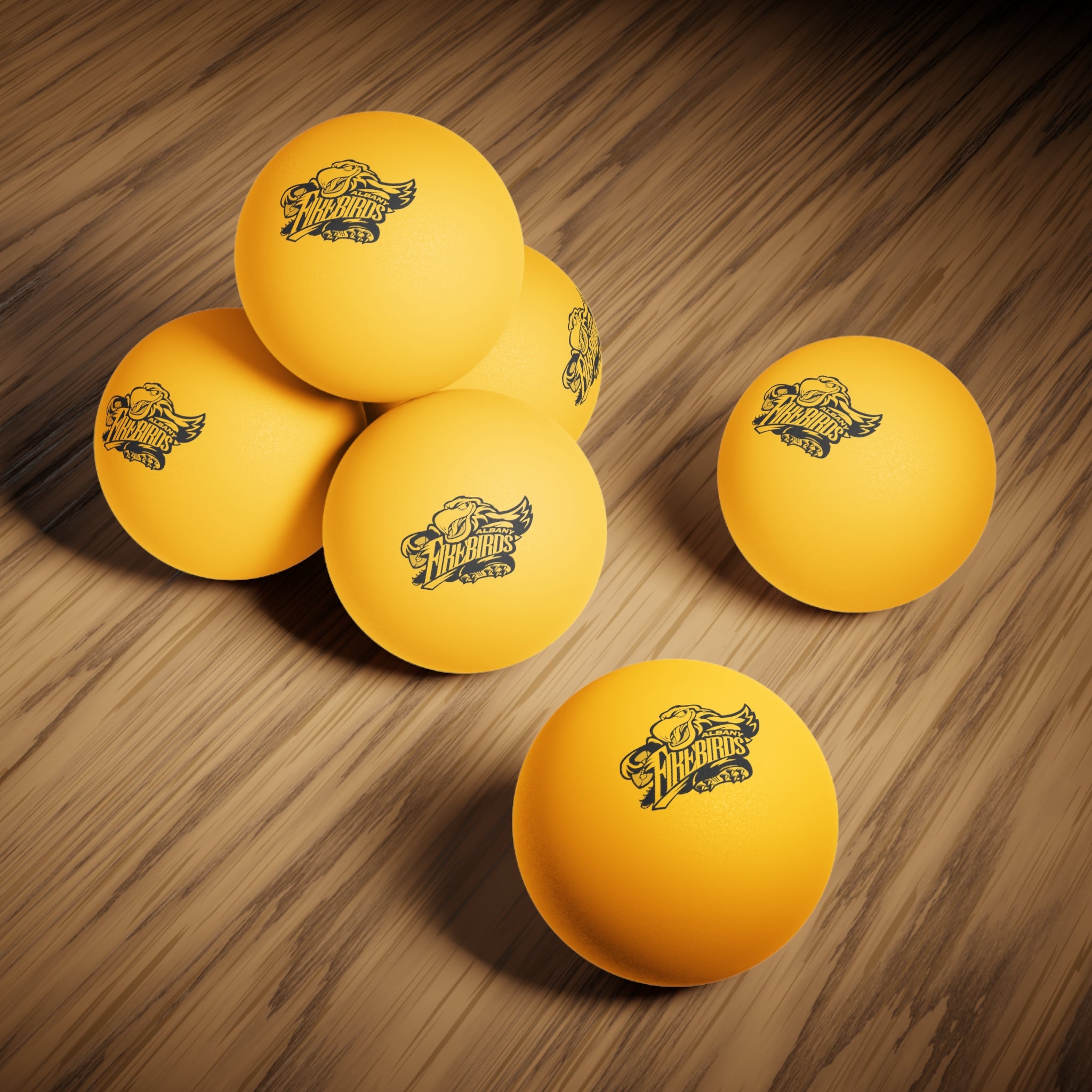 Firebirds Ping Pong Balls (6-Pack)