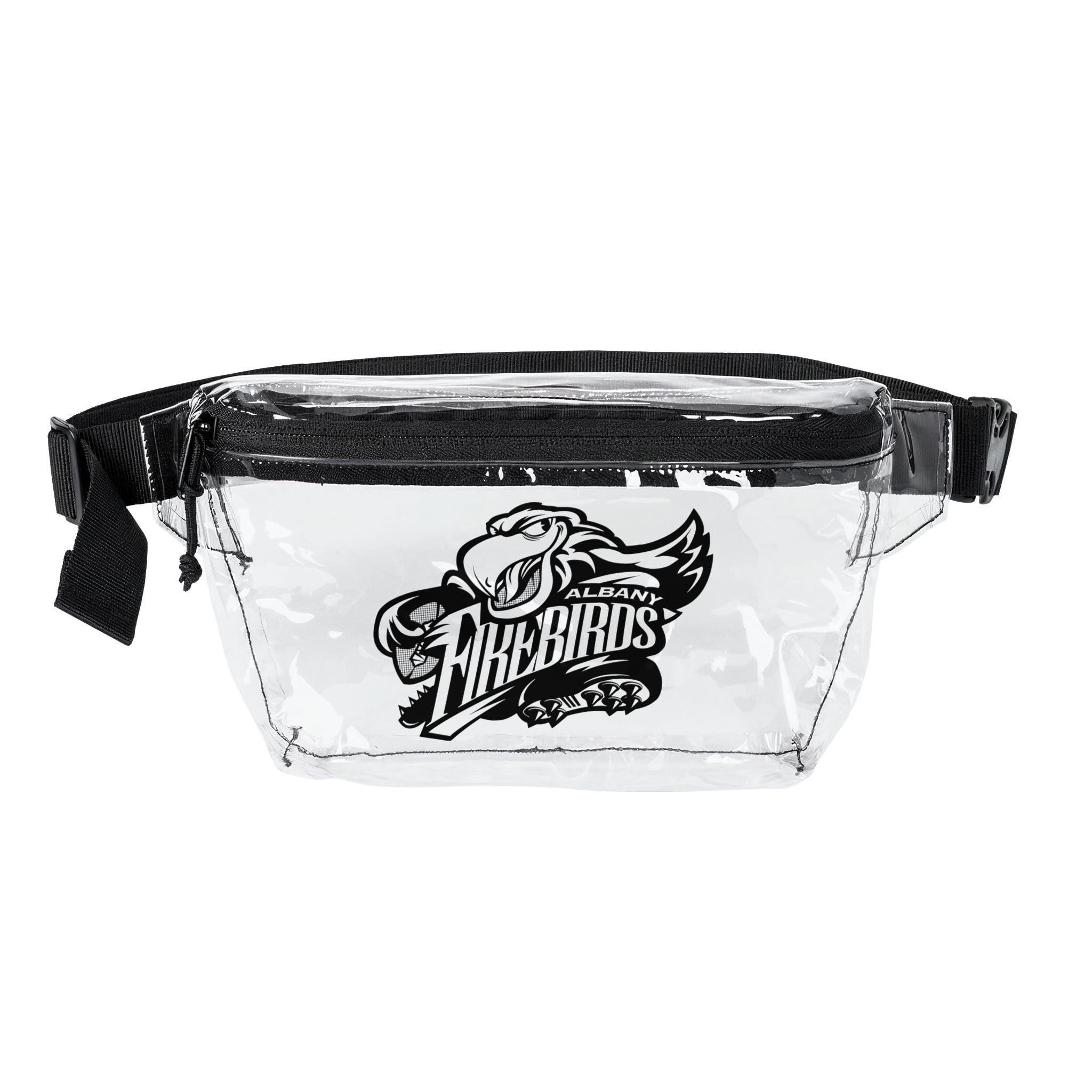 Clear Fanny Pack — Firebirds Stadium-Ready Transparent Waist Bag