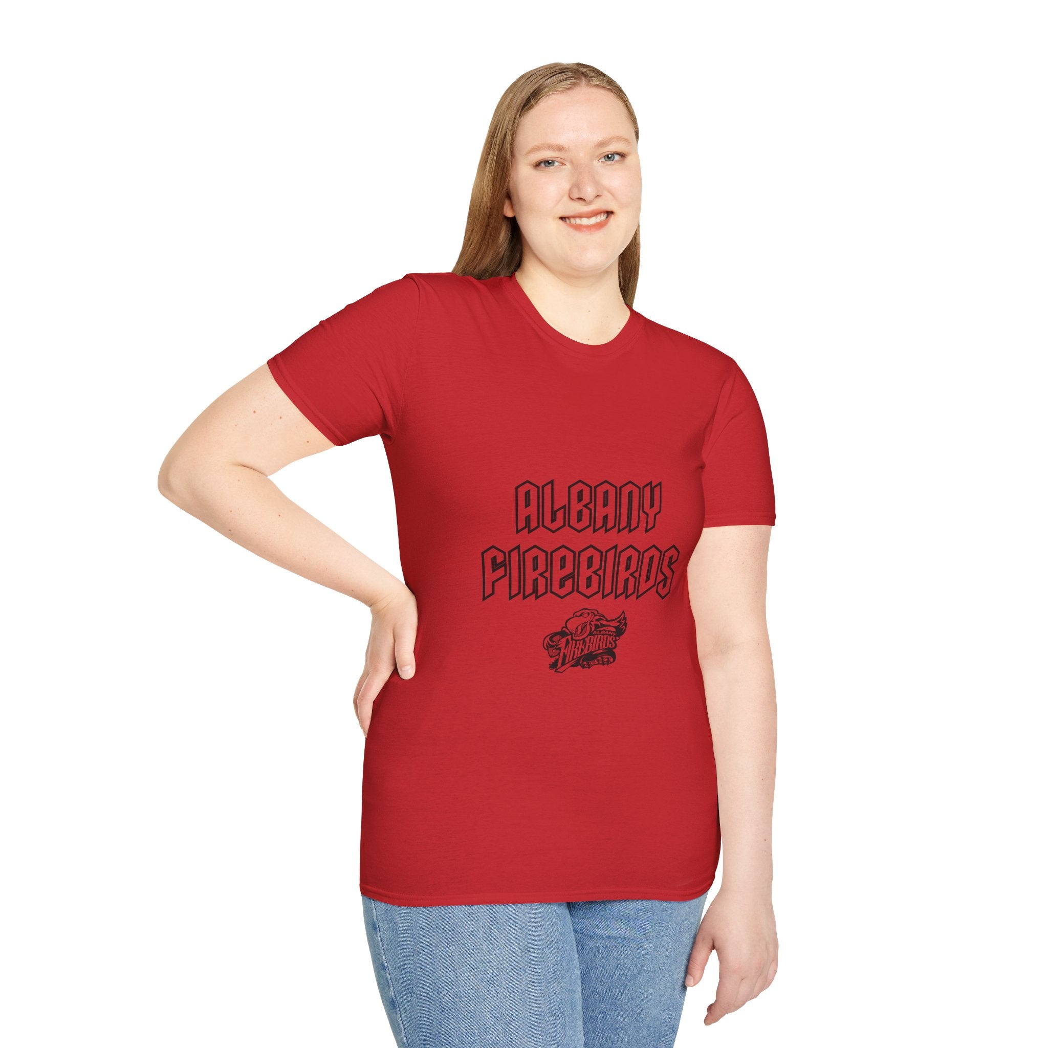 Albany Firebirds Retro Logo T-Shirt — Vintage Sports Team Tee