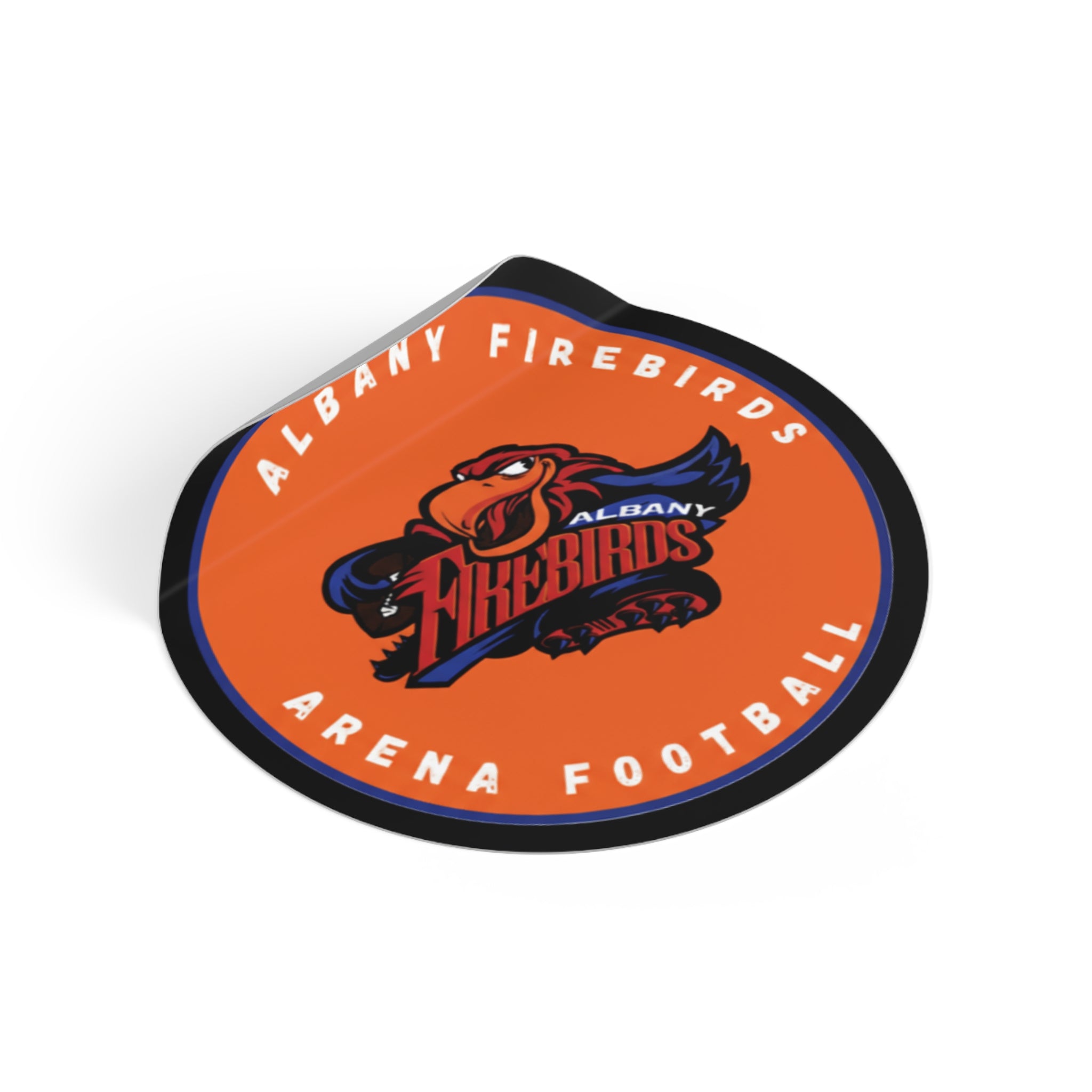 Albany Firebirds Round Vinyl Sticker