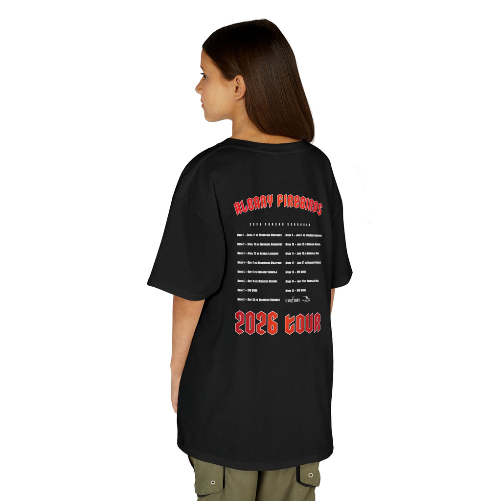Albany Firebirds 2026 Tour Kids T‑Shirt
