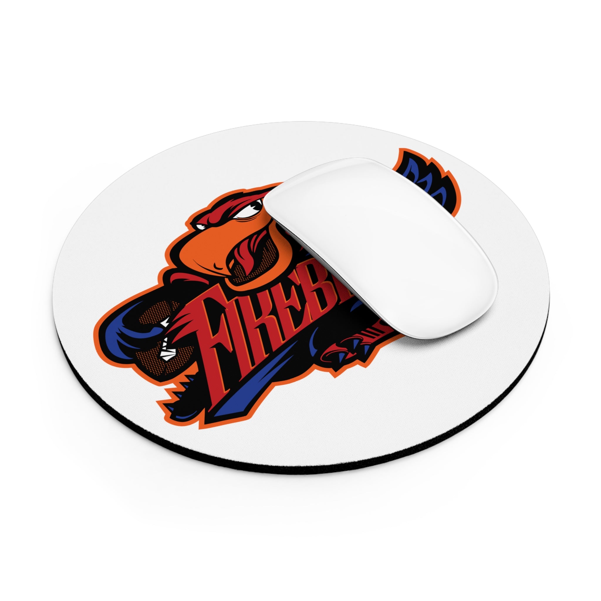 Albany Firebirds Logo Mouse Pad — Round Gaming & Office Desk Mat
