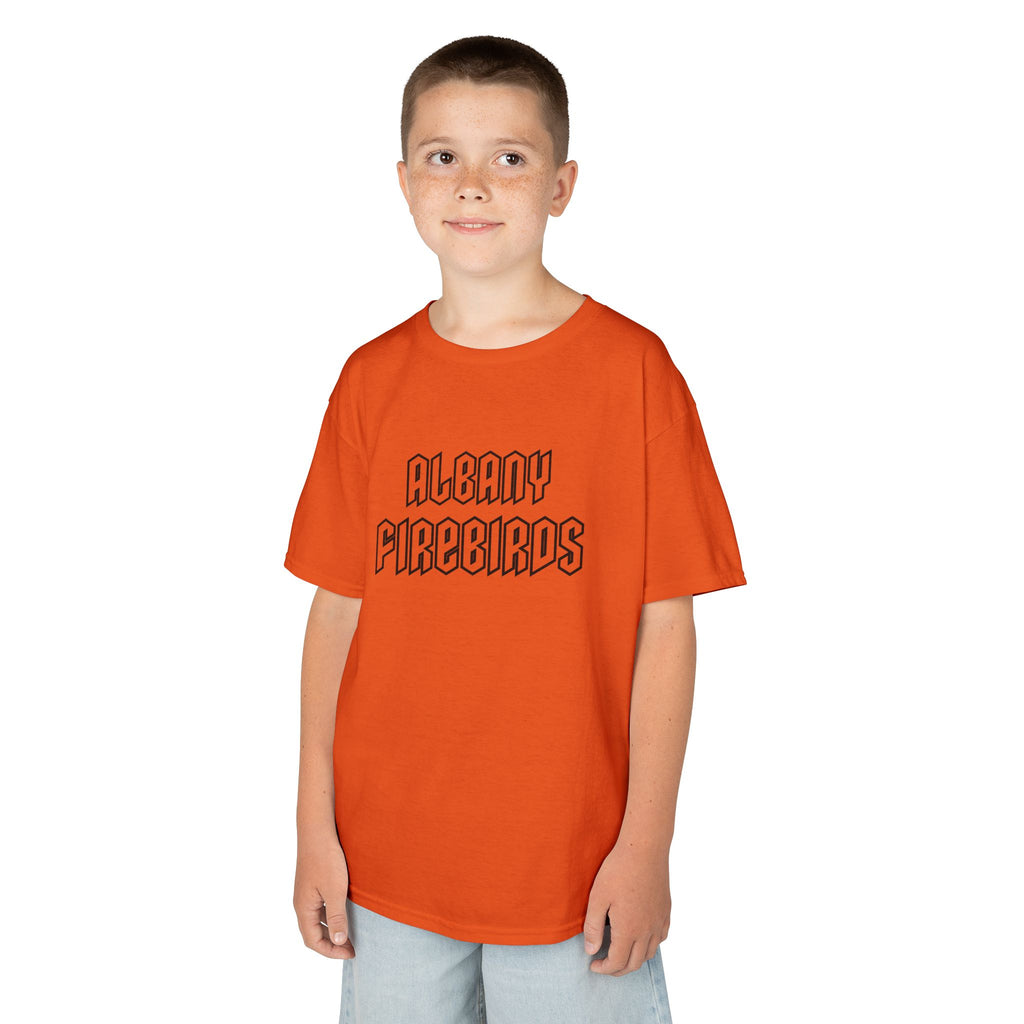 Albany Firebirds Kids T‑Shirt — Retro Sports Team Tee