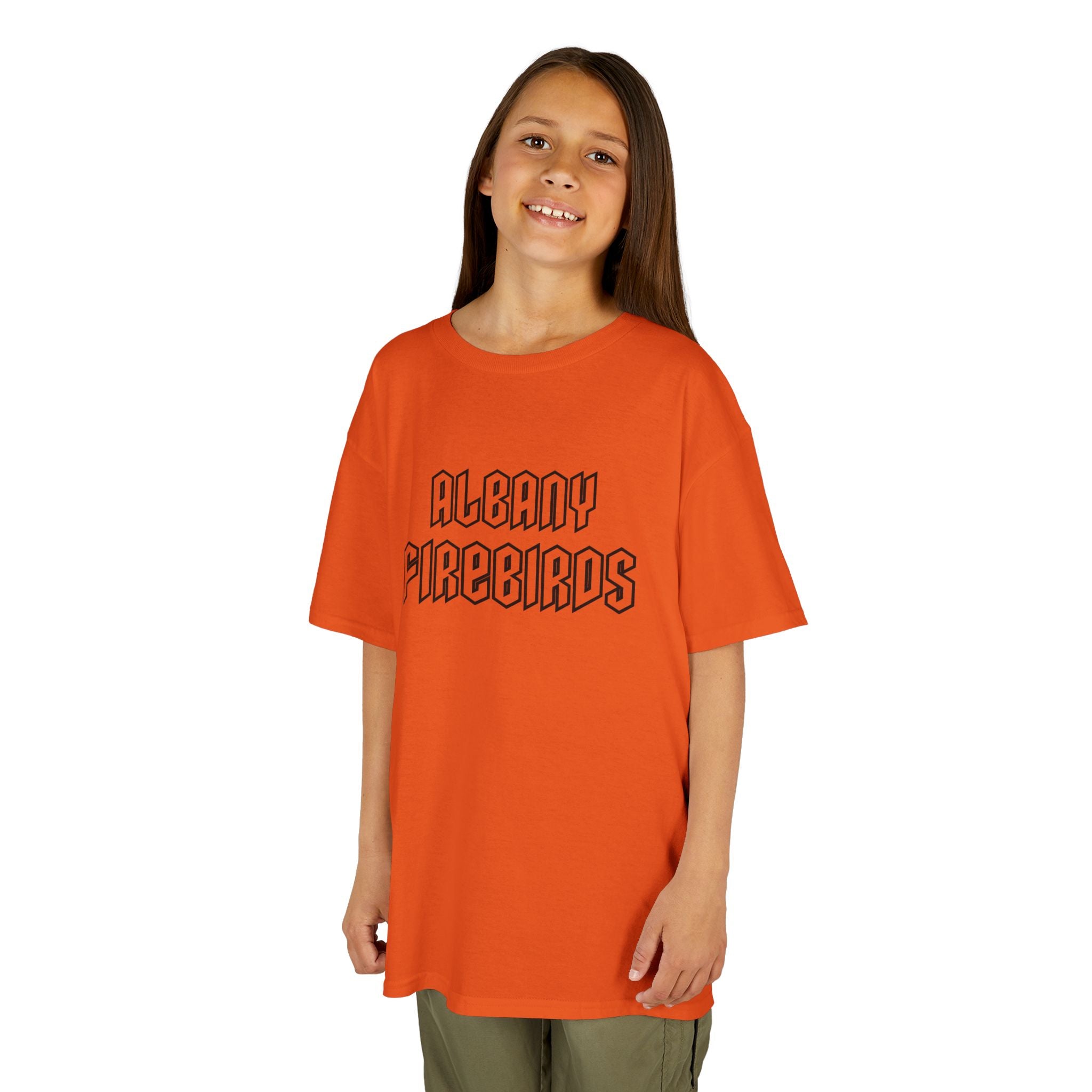 Albany Firebirds Kids T‑Shirt — Retro Sports Team Tee