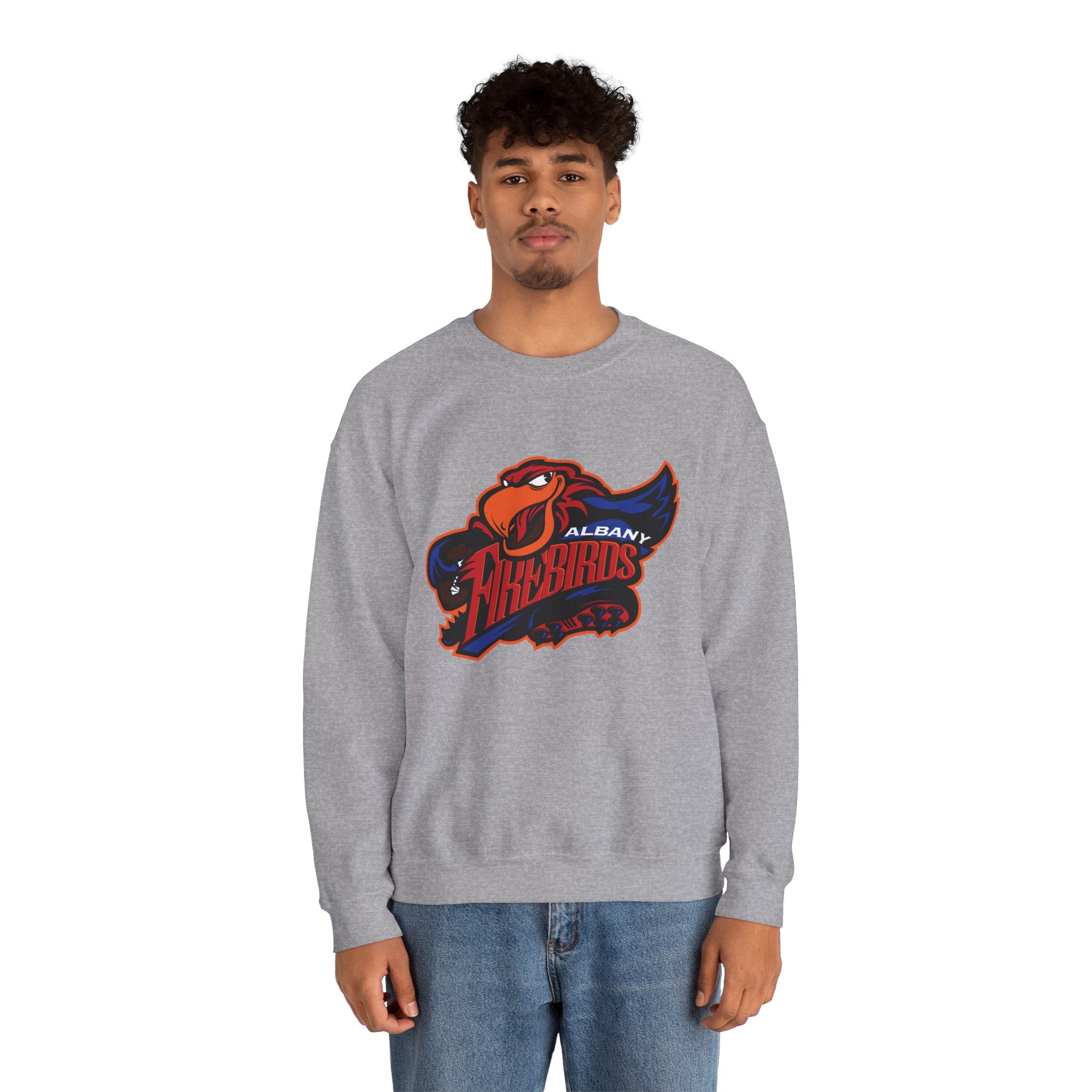 Albany Firebirds Logo Crewneck Sweatshirt