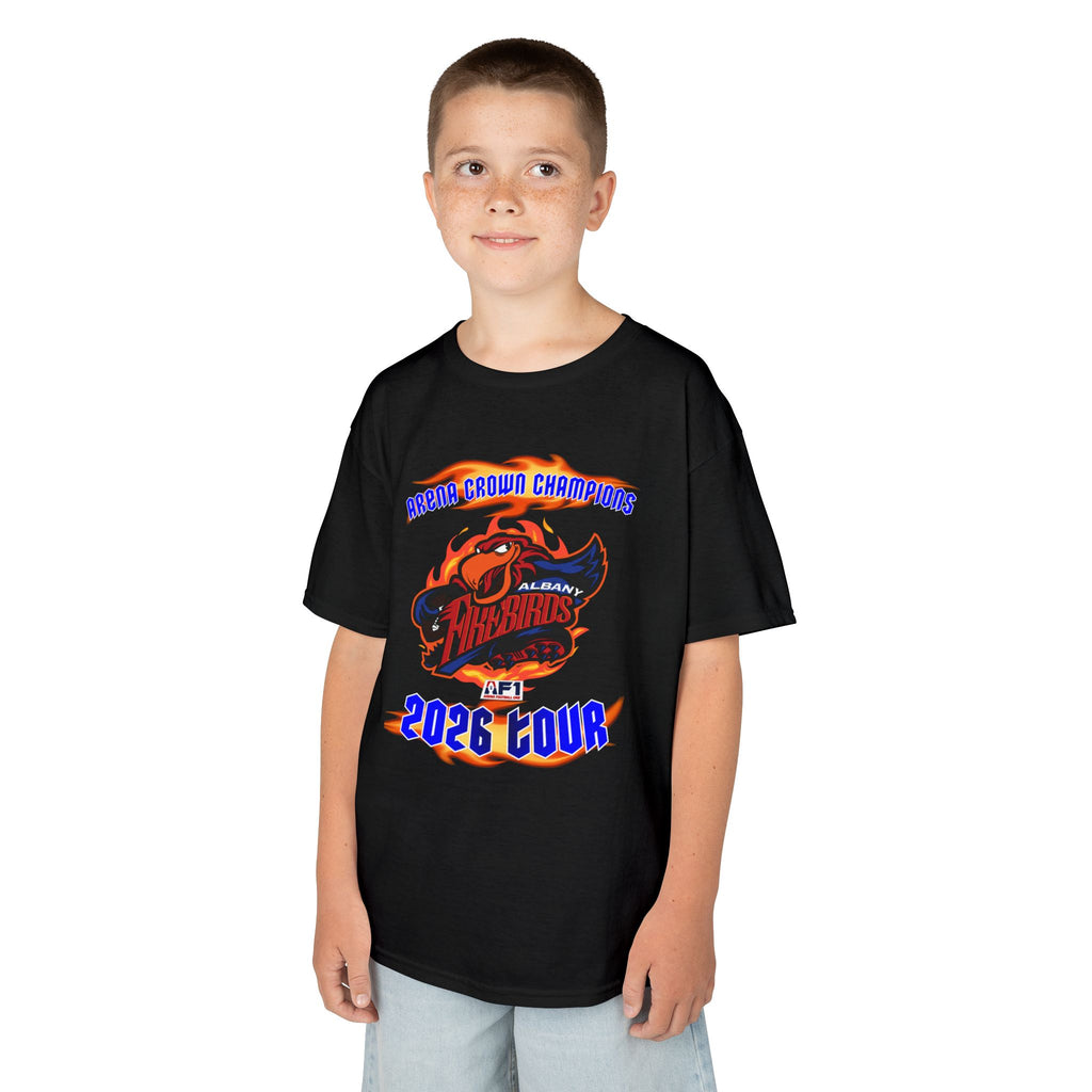 Albany Firebirds 2026 Tour Kids T‑Shirt