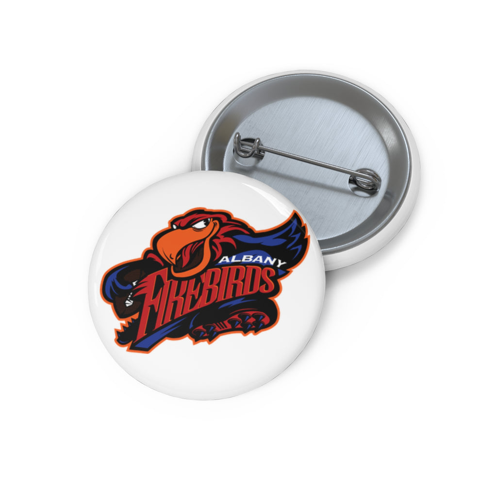 Pin Button — Albany Firebirds Logo Custom Badge