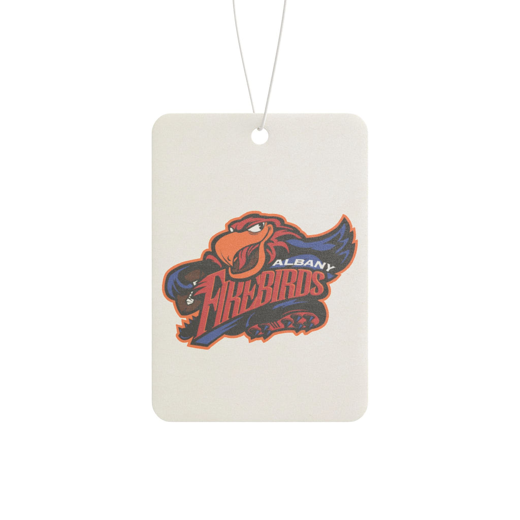 Albany Firebirds Logo Car Air Freshener — Scented Hanging Auto Accessory