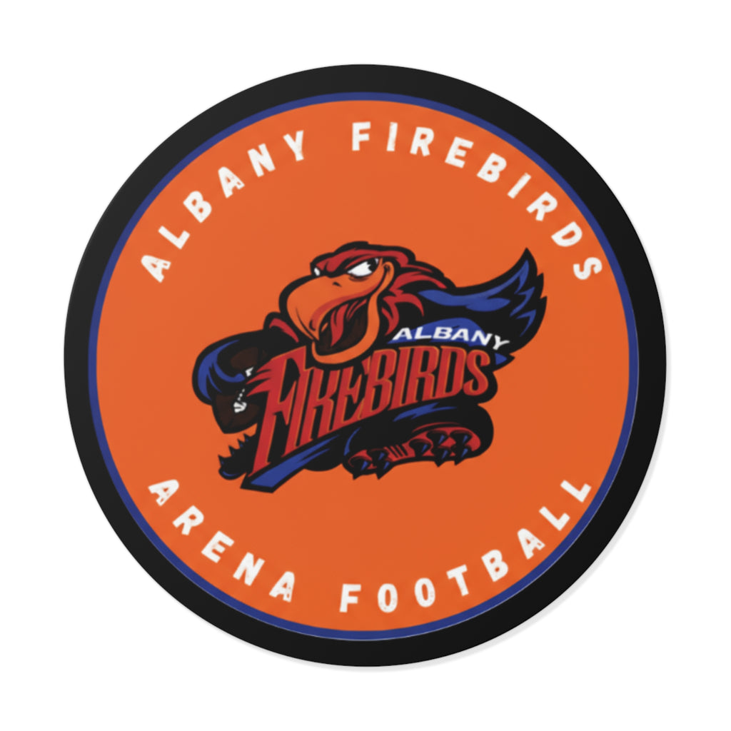 Albany Firebirds Round Vinyl Sticker